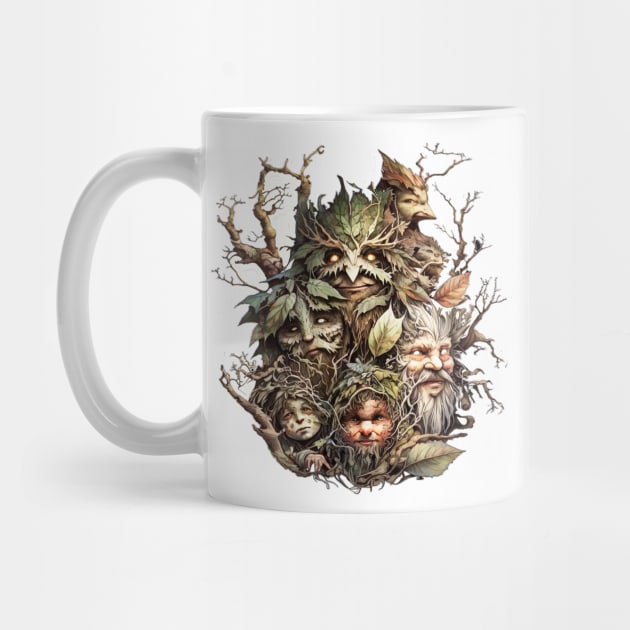 Dryads, Nature Spirits, and Green Man by YeCurisoityShoppe